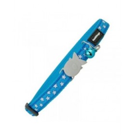 Collare per gatti Red Dingo Style Azzurro 20-32 cm
