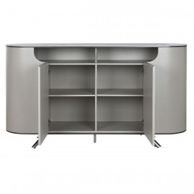 Credenza Home ESPRIT Bianco Beige Marmo Acciaio 150 x 40 x 86 cm