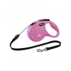 Guinzaglio per Cani Flexi NEW CLASSIC Rosa S
