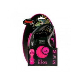 Guinzaglio per Cani Flexi Flexi 5 m Rosa S