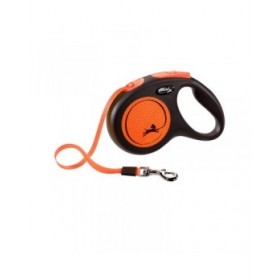 Guinzaglio per Cani Flexi Flexi 5 m Arancio S