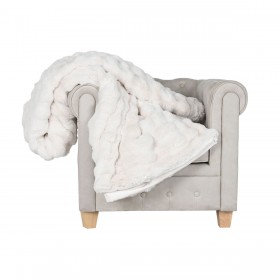 Coperta Home ESPRIT Beige 220 x 240 x 1 cm