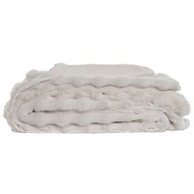 Coperta Home ESPRIT Beige 220 x 240 x 1 cm