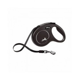 Guinzaglio per Cani Flexi New Classic 8m Nero Taglia L