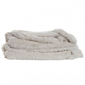 Coperta Home ESPRIT Beige 220 x 240 x 1 cm