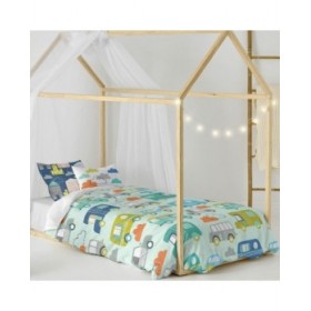 Set di copripiumino HappyFriday Moshi Moshi Holidays Multicolore Singolo 2 Pezzi