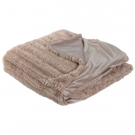 Coperta Home ESPRIT Rosa chiaro 220 x 240 x 1 cm