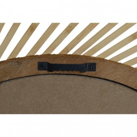 Specchio da parete Home ESPRIT Naturale Tropicale 81 x 2 x 81 cm