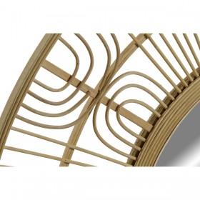 Specchio da parete Home ESPRIT Naturale Scandi 80 x 2 x 80 cm
