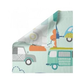 Set di Lenzuola HappyFriday Moshi Moshi Holidays  Multicolore Singolo 2 Pezzi