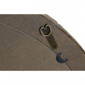 Specchio da parete Home ESPRIT Naturale 90 x 3 x 90 cm