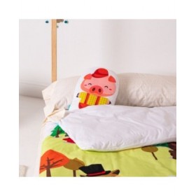 Cuscino HappyFriday Mr Fox Multicolore Maiale 40 x 30 cm