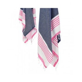 Set di asciugamani HappyFriday Mist Azzurro 2 Pezzi