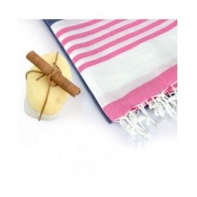 Set di asciugamani HappyFriday Mist Azzurro 2 Pezzi