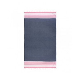 Set di asciugamani HappyFriday Mist Azzurro 2 Pezzi