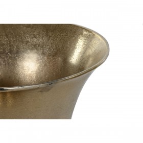 Vaso Home ESPRIT Dorato Alluminio Moderno Calice 28,5 X 28,5 X 81 cm