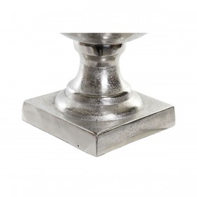 Vaso Home ESPRIT Argentato Alluminio Moderno Calice 28,5 X 28,5 X 61,5 cm