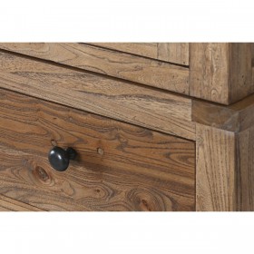 Stand Espositore Home ESPRIT Naturale Legno Riciclato Legno di olmo 100 X 45 X 220 cm