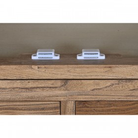 Stand Espositore Home ESPRIT Naturale Legno Riciclato Legno di olmo 100 X 45 X 220 cm
