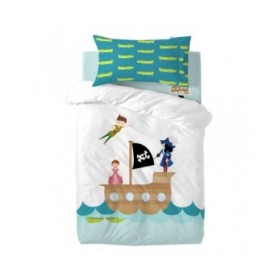Set di copripiumino HappyFriday Mr Fox Flying boy Multicolore Culla Neonato 2 Pezzi