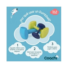 Manubrio Coachi TRAINING DUMBBELL Azzurro