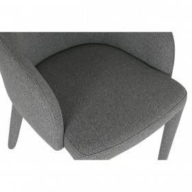 Sedia da Sala da Pranzo Home ESPRIT Grigio Poliestere Metallo 59 X 63 X 86 cm