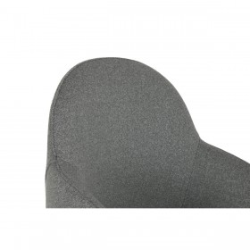 Sedia da Sala da Pranzo Home ESPRIT Grigio Poliestere Metallo 59 X 63 X 86 cm