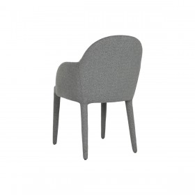Sedia da Sala da Pranzo Home ESPRIT Grigio Poliestere Metallo 59 X 63 X 86 cm