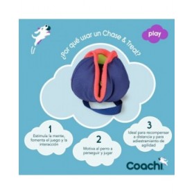 Giocattolo da allenamento Coachi CHASE & TREAT Azzurro