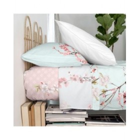 Lenzuolo Superiore HappyFriday Chinoiserie  Multicolore 160 x 270 cm (asiatico/oriental)