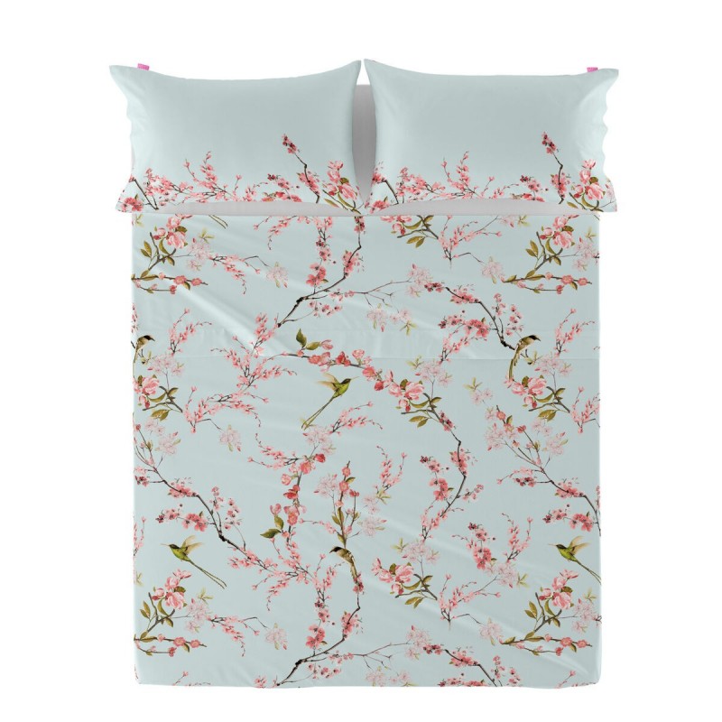 Lenzuolo Superiore HappyFriday Chinoiserie  Multicolore 210 x 270 cm (asiatico/oriental)