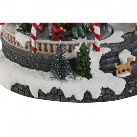 Decorazione Natalizia Home ESPRIT Multicolore Musicale 25 X 24 X 18 cm
