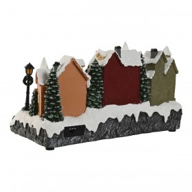 Decorazione Natalizia Home ESPRIT Multicolore Musicale 32 X 18,5 X 19 cm