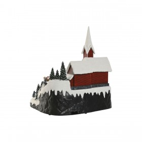Decorazione Natalizia Home ESPRIT Multicolore Musicale 33 X 31 X 38 cm