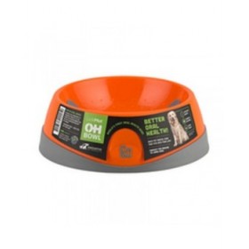 Ciotola per cani Lickimat Oh Bowl Arancio