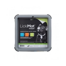 Ciotola per cani Lickimat Indoor Keeper Grigio polipropilene