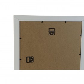 Cornice Portafoto Home ESPRIT Marrone Beige Naturale Avorio Cristallo polistirene Scandinavo 34 X 2 X 38 cm (4 Unità)