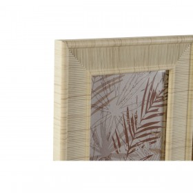 Cornice Portafoto Home ESPRIT Beige Naturale Cristallo polistirene Scandinavo 67 X 2 X 44 cm