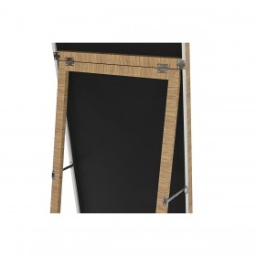 Specchio da terra Home ESPRIT Marrone Beige Grigio Naturale Cristallo polistirene 45 X 40 X 166 cm (4 Unità)