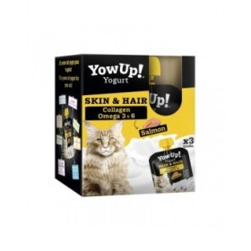 Cibo per gatti YowUp Skin & Hair Salmone 3 Unità