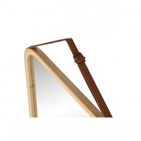 Specchio da parete Home ESPRIT Naturale Di base 35 x 2 x 45 cm