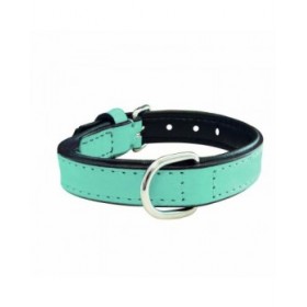 Collare per Cani Gloria 30 cm Trapunta Pelle Azzurro