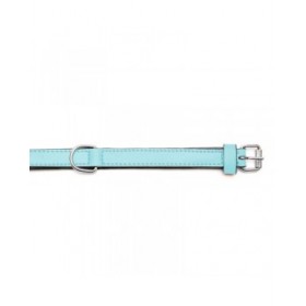 Collare per Cani Gloria 30 cm Trapunta Pelle Azzurro