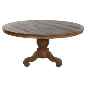 Tavolo da Pranzo Home ESPRIT Naturale teak 160 X 160 X 78 cm