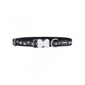 Collare per Cani Red Dingo STYLE DIAMOND 15 mm x 24-36 cm Nero