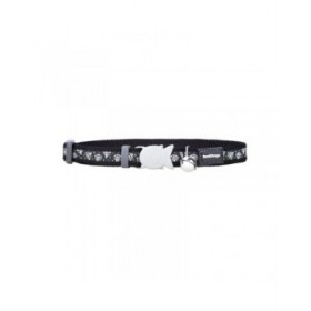 Collare per gatti Red Dingo Diamond 20-32 cm Nero