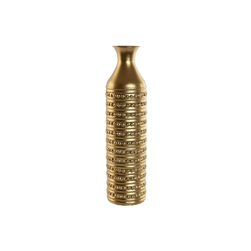 Vaso Home ESPRIT Dorato Metallo Moderno 13 X 13 X 51,5 cm