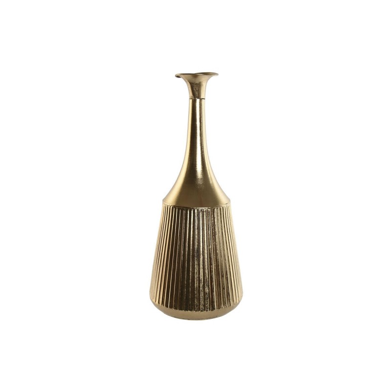 Vaso Home ESPRIT Dorato Metallo Moderno 29 x 29 x 71 cm