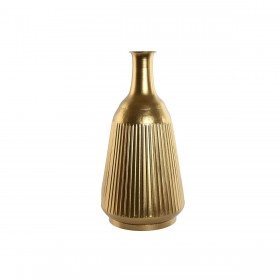 Vaso Home ESPRIT Dorato Metallo Moderno 29 X 29 X 57,5 cm
