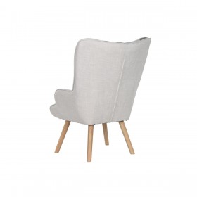 Poltrona Home ESPRIT Poliestere Metallo Legno MDF 68 X 78 X 95 cm
